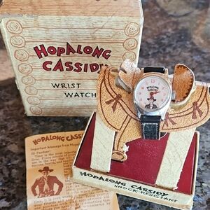 Hopalong Cassidy Wrist Watch - with original box